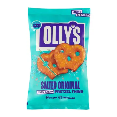 OLLY's Pretzel Thins Original Salted 35g