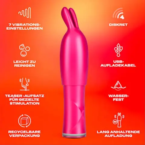 Durex Play 2in1 Vibrator & Teaser Tip 1 St