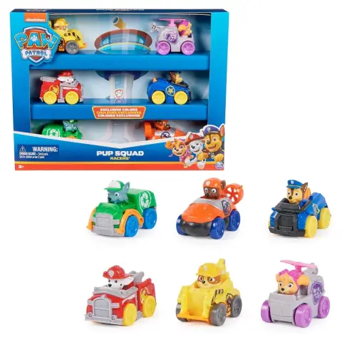 Spin Master Paw Patrol Pup Squad Racers 6-Pack