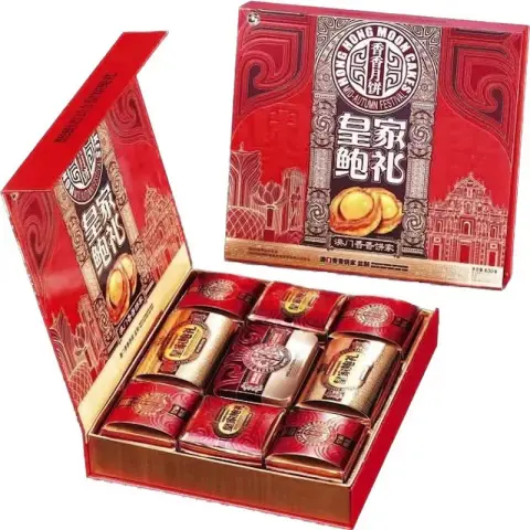 Geschenkbox einzeln verpackter Mondkuchen Peachy Mountain Heart 400g [Neu eingetroffen]