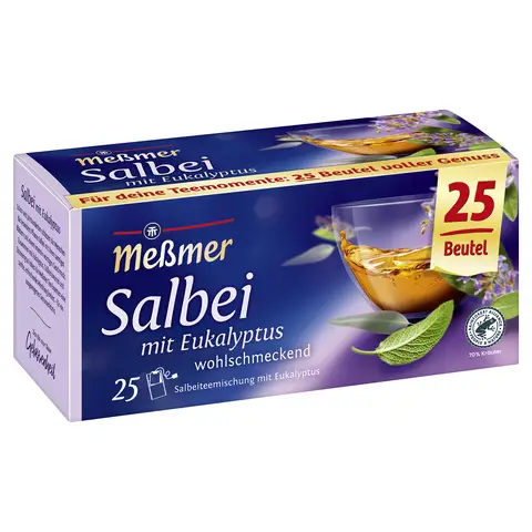Meßmer Salbei mit Eukalyptus 25 x 1.75 g