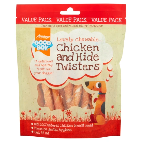 Good Boy Chicken and Hide Twisters 220g