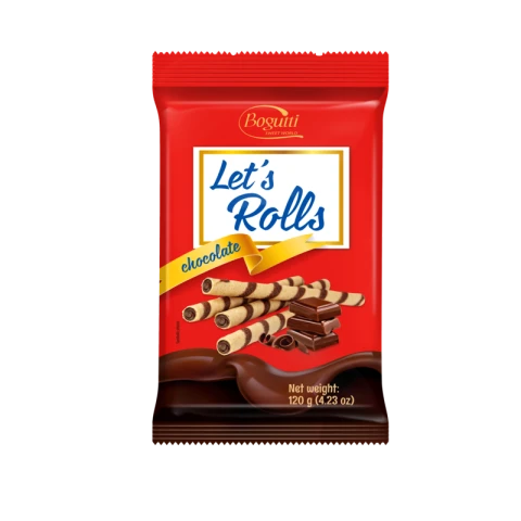 Bogutti Waffelröllchen Schokolade 120g
