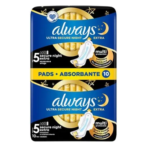 Always Pads Extra Night Ultra 10 pieces