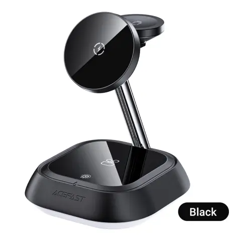 ACEFAST E16 3-in-1 Charging Stand (Phone/ TWS/ Watch) - Black