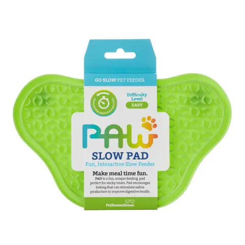 PetDreamHouse Coussin à lécher PAW Vert Facile