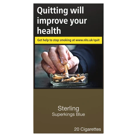 Sterling Superkings Blue 20 Cigarettes