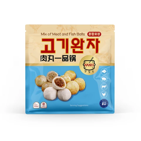 HANSS Boulettes de viande pour fondue chinoise - 500 g 