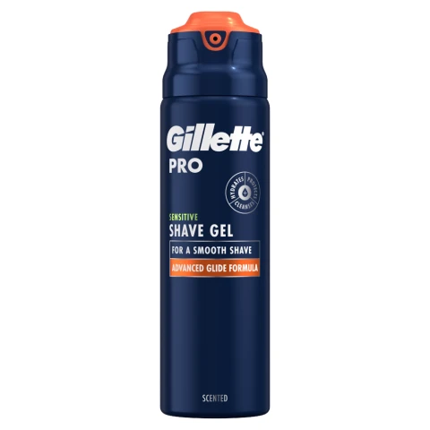 Gillette PRO Sensitive Shave Gel - Cools to Soothe Skin 200ml