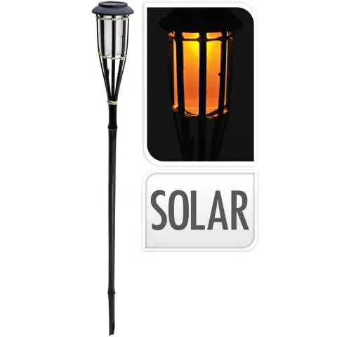 Torch Ecological LED Garden Lamp Black 65cm