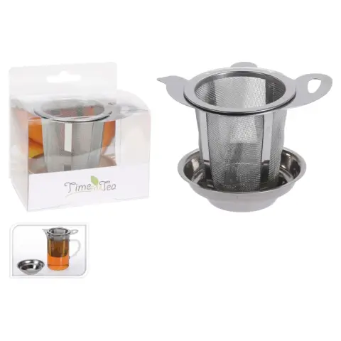 Tea Strainer Stainless Steel With Holder