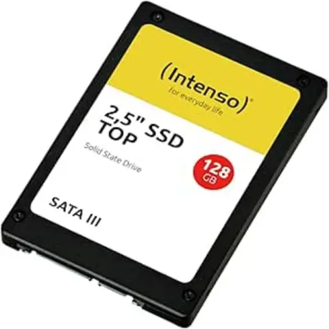 Intenso 2,5" SSD Top, 3812430, 128GB, SATA III, Interne Festplatte, Schwarz