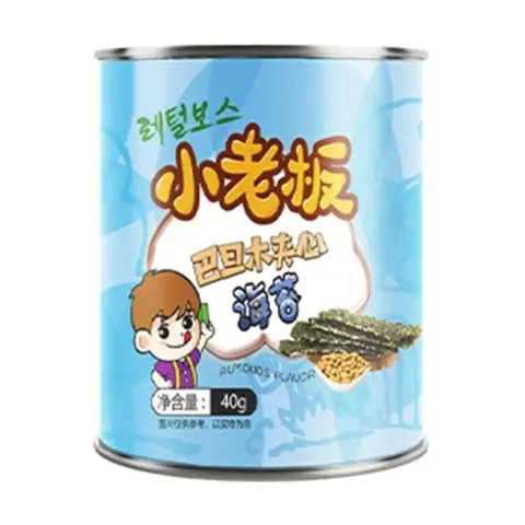 small bass almonds sandwich seaweed40g 小老板巴旦木夹心海苔40g