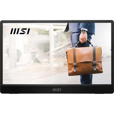 MSI Pro MP161 E2 Moniteur portable 39,6 cm 15,6" LED 1920 x 1080 - Noir 