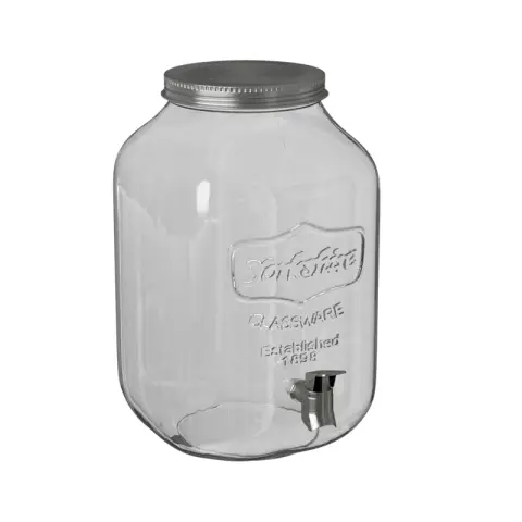 8L Yorkshire Glass Beverage Dispenser
