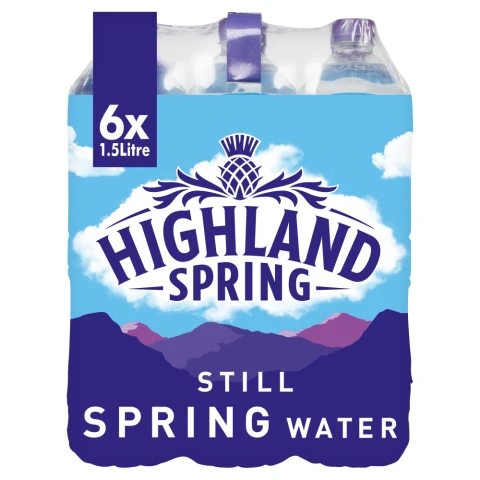 Highland Spring Still Water 6x1.5 Litre