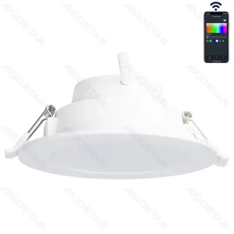 Aigostar Bluetooth MESH Smart-Downlight 9W RGB+CCT
