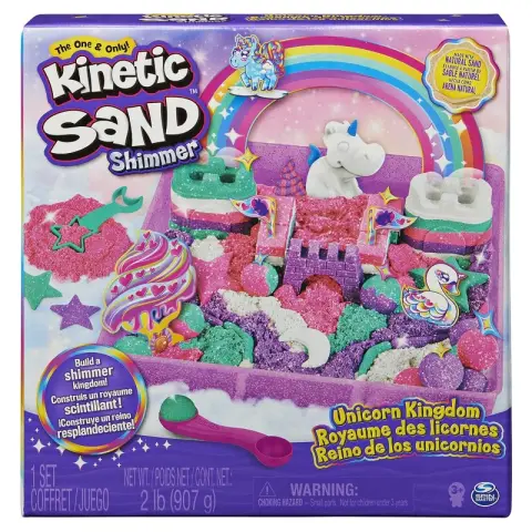 Spin Master Kinetic Sand Unicorn Kingdom Playset