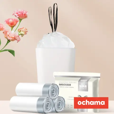 ochama 10L Trash Bags, 60 pieces