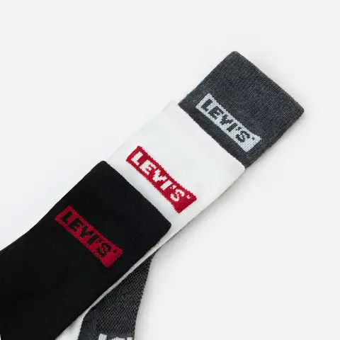 Kinderkousen van Levi's LHN BOX TAB HIGH CUT 6PK LEVIS