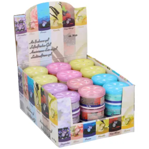 Gel Désodorisant - 70 g - 6 parfums expédiés au hasard