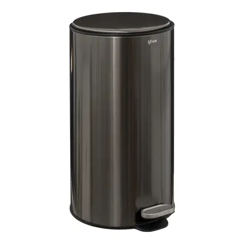 Carbon Delta Metal Bin 30L Smoke Gray