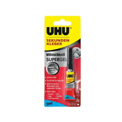 Uhu Sekundenkleber  Super Gel Tube