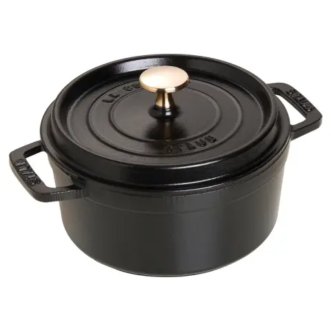 Staub Cocotte Gusseisen-Schmortopf mit Deckel – 18 cm – 1,7 L