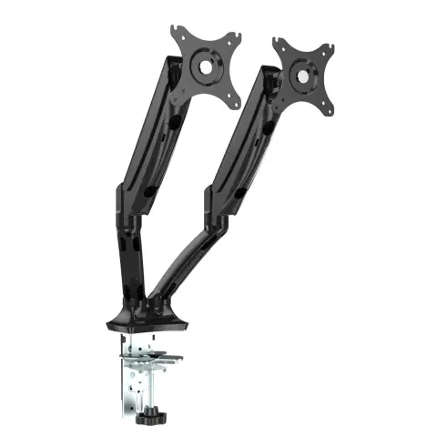 Loctek Monitor Stand OCMS02D-B - Black - Dual-arm Monitor Stand