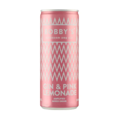 BOBBY&apos;S® Bobby&apos;s Gin & Pink Lemonade 250ML