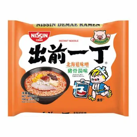 Nissin Noodle HK - Hokkaido Miso Tonkotsu 100G  出前一丁北海道味噌猪骨味 100G
