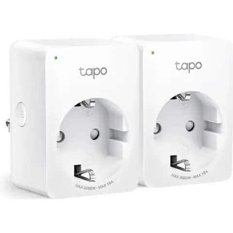 TP-Link Tapo P110 Smart Plug 2 pcs WiFi Power Socket Energy Monitoring Remote Control Timing Amazon Alexa & Google Assistant