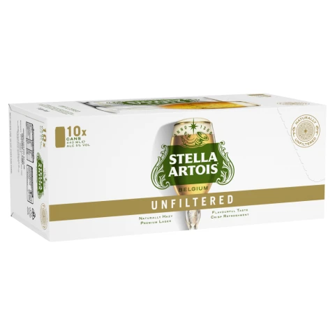 Stella Artois Unfiltered 10 x 440ml