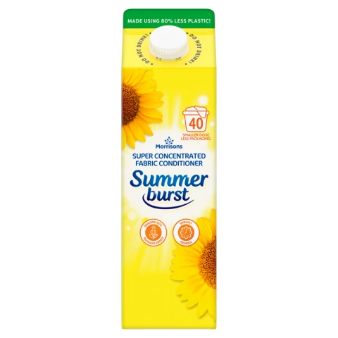Morrisons Summer Burst Super Concentrated Fabric Conditioner 1L