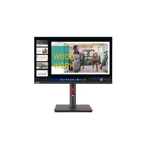 Lenovo ThinkVision P24q-30 LED display 60,5 cm (23.8") 2560 x 1440 Pixels Quad HD Zwart