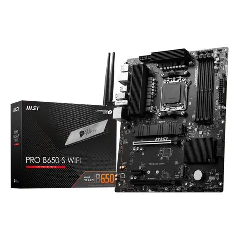 MSI PRO B650-S WIFI moederbord AMD B650 Socket AM5 ATX