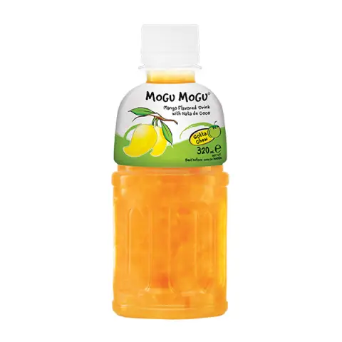 Mogu Mogu Nata De Coco Drink Mango Flavour 320ML 椰果饮料--芒果