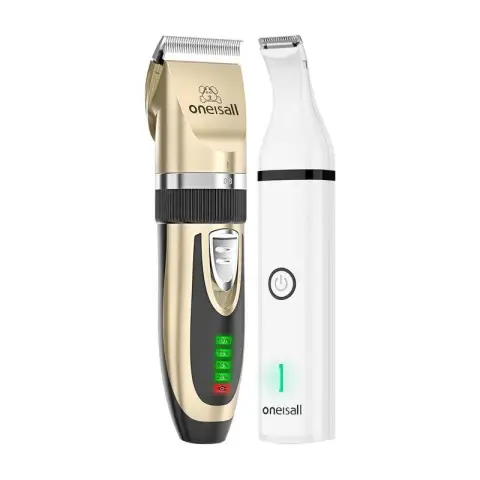 Oneisall Cordless Multi-Functional Dog/Cat Trimmer and Clipper X2 + N5