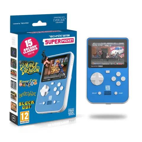 Technos Super Pocket Gaming Handheld 15 Games Retro Gaming Technos - 15 Games