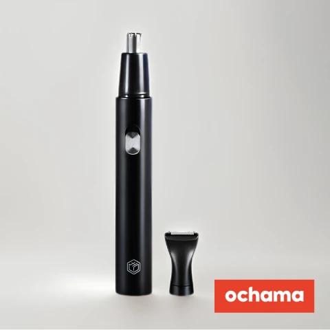 J.Zao Electric Nose Hair Trimmer Set - Includes three types of blade heads: nose hair trimming, Nose Hair Trimmer eyebrow trimming