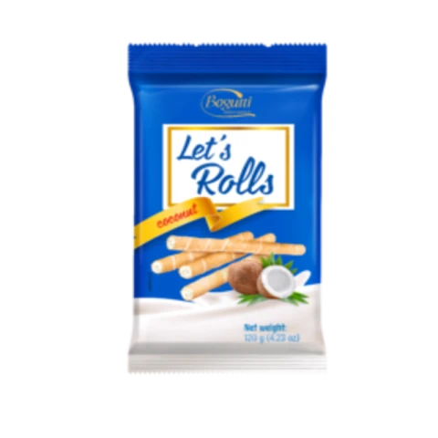 Bogutti Waffelröllchen Zitrone 120g