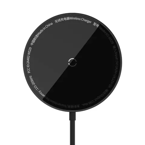 Baseus Simple Mini3 Induktionsladegerät MagSafe 15W schwarz