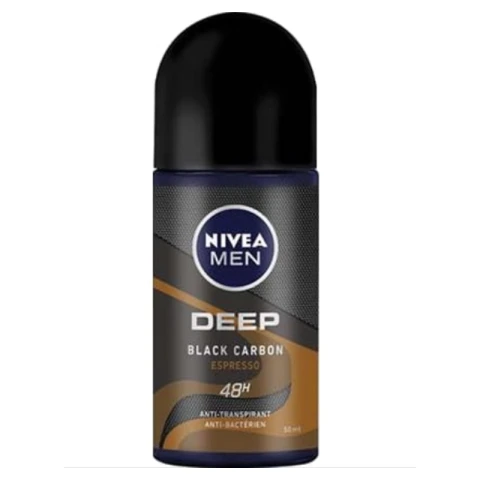 Nivea Deo Roll-on Men - Deep Black Carbon Espresso 50 ml.