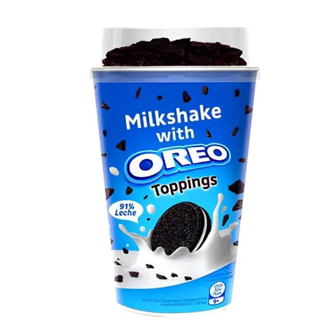 Oreo Milkshake avec garniture Oreo en pot de 200 ml