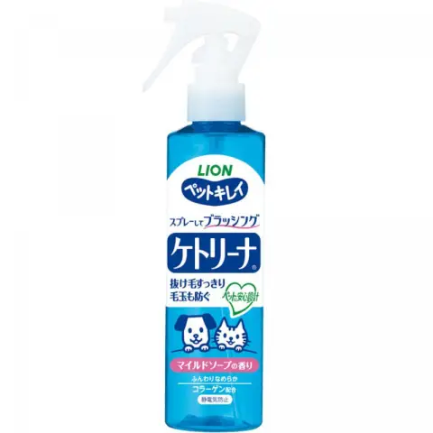 Lion PETKISS Huisdier Kat & Hond Reiniging De-shedding Geurverwijderend Spuit, 200ml (Zachte Zeepgeur)
