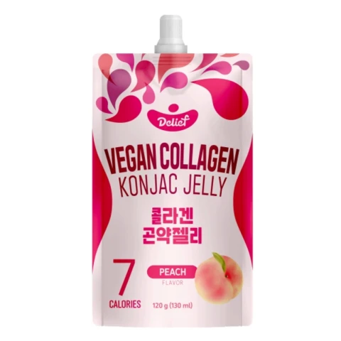 Delief Konjac Jelly Peach (Vegan)120g 