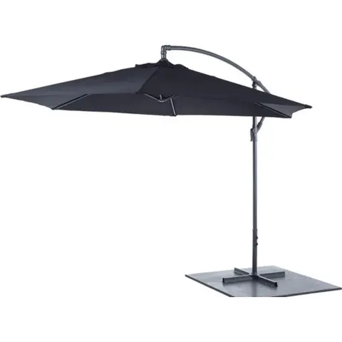 Lifetime Garden Floating Umbrella - Parasol - No Weight Stone - 300 x 300 x 245 cm - Verstelbaar - Zwart