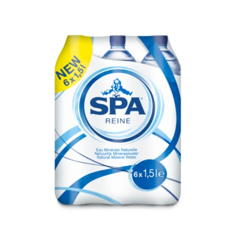 SPA Reine Mineral Water 6 x 1.5L   [Incl. €1.50 deposit]