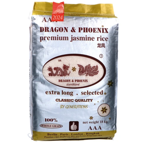 Dragon & Phoenix Jasmine Rice Premium Quality 100% NEW Crop 2025 18kg