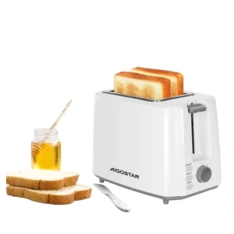 Aigostar Broodrooster 750W Wit  VDE/Warrior Broodrooster